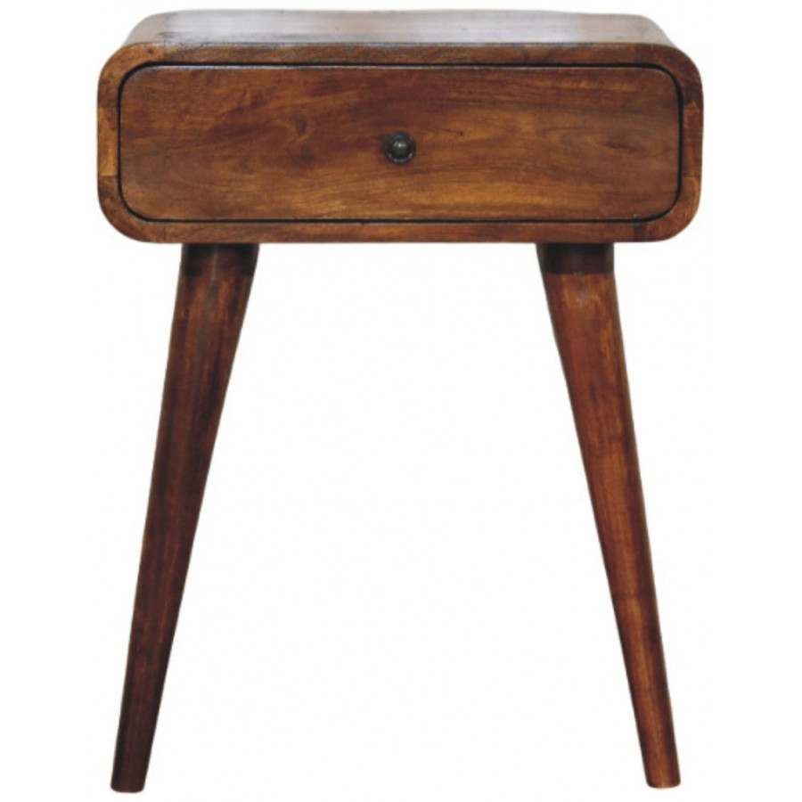 Artisan - Avora Chestnut Nightstand With 1 Drawer