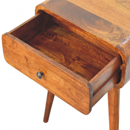 Artisan - Avora Chestnut Nightstand With 1 Drawer