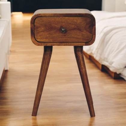 Artisan - Avora Mini Chestnut Nightstand With 1 Drawer