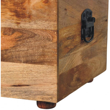 Artisan - Beige Buffalo Hide Leather Storage Trunk