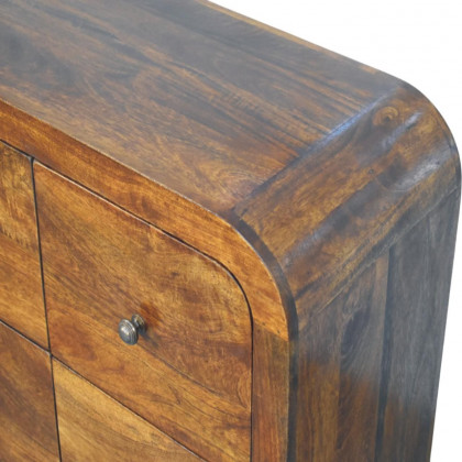 Artisan - Darcy 3 Over 3 Drawer Chest In Chestnut Finish