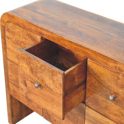 Artisan - Darcy 3 Over 3 Drawer Chest In Chestnut Finish