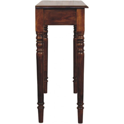 Artisan - Turned Legs 3 Drawer Chestnut Console