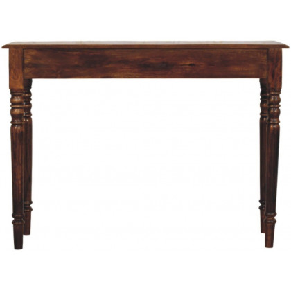 Artisan - Turned Legs 3 Drawer Chestnut Console