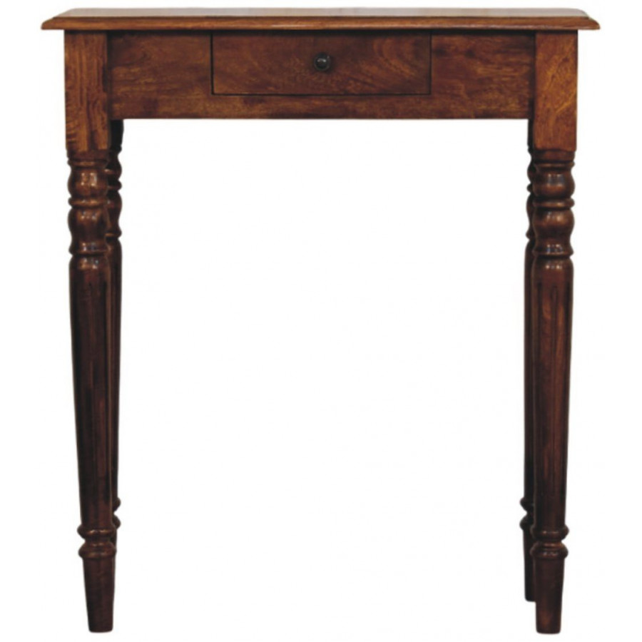 Artisan - Turned Legs 1 Drawer Chestnut Console
