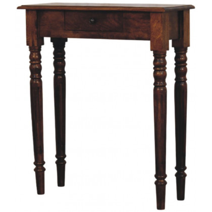 Artisan - Turned Legs 1 Drawer Chestnut Console