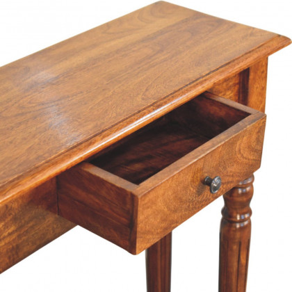 Artisan - Turned Legs 1 Drawer Chestnut Console