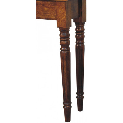 Artisan - Turned Legs 1 Drawer Chestnut Console