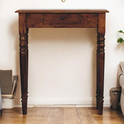 Artisan - Turned Legs 1 Drawer Chestnut Console