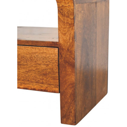Artisan - Darcy Chestnut Nightstand With Drawer And Open Shelf