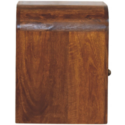 Artisan - Darcy Chestnut Nightstand With Drawer And Open Shelf