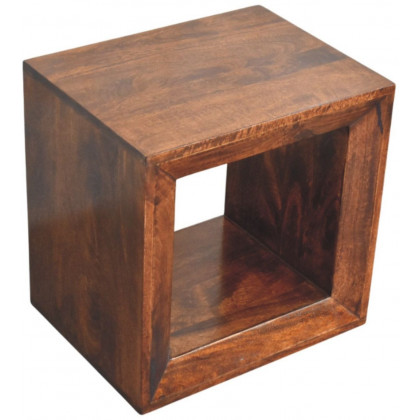 Artisan - Solis Open California Walnut Side Table