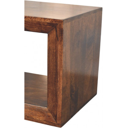 Artisan - Solis Open California Walnut Side Table