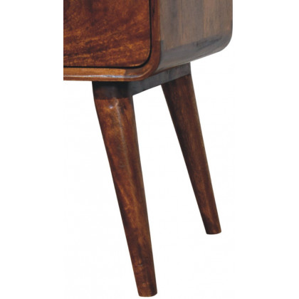 Artisan - Avora 3-Drawer Chestnut Nightstand