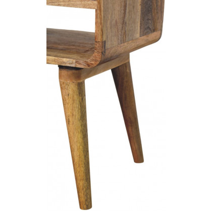 Artisan - Avora Oak-Ish Nightstand With Drawer And Open Slot