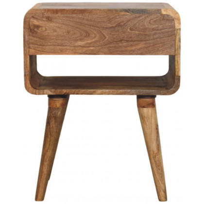Artisan - Avora Oak-Ish Nightstand With Drawer And Open Slot