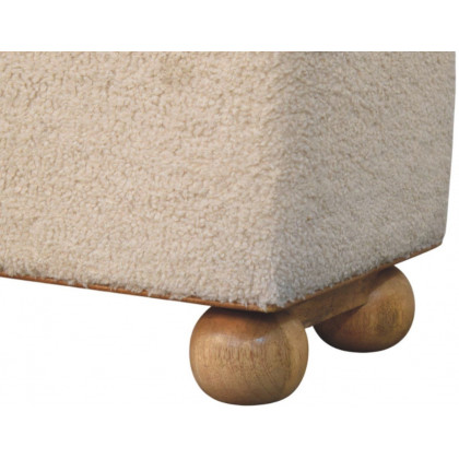 Artisan - Boucle Lid- Up Storage Ottoman