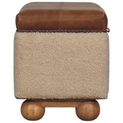 Artisan - Boucle Lid- Up Storage Ottoman