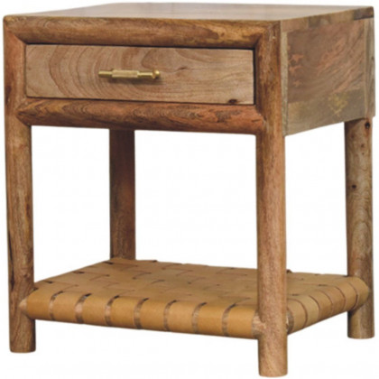 Artisan - Regency Woven Oak-Ish Nightstand With Drawer