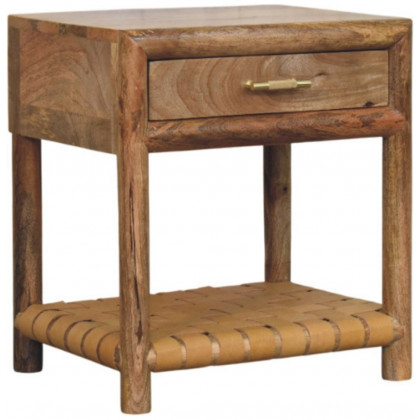 Artisan - Regency Woven Oak-Ish Nightstand With Drawer