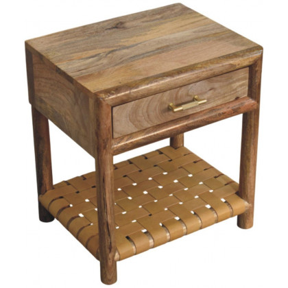 Artisan - Regency Woven Oak-Ish Nightstand With Drawer