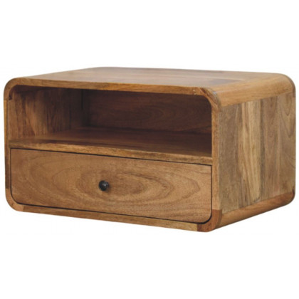 Artisan - Avora Wall-Mounted Oak-Ish Nightstand
