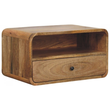 Artisan - Avora Wall-Mounted Oak-Ish Nightstand