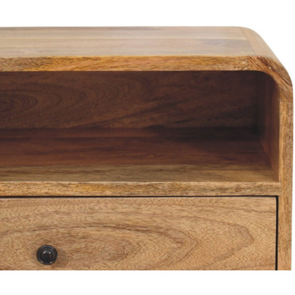 Artisan - Avora Wall-Mounted Oak-Ish Nightstand