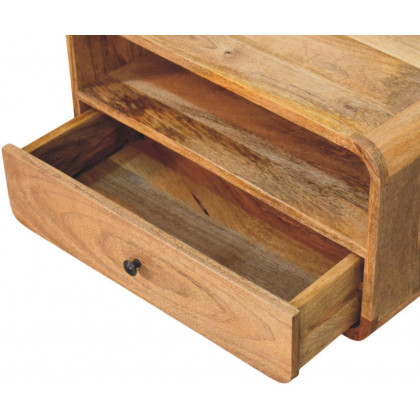 Artisan - Avora Wall-Mounted Oak-Ish Nightstand