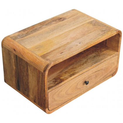 Artisan - Avora Wall-Mounted Oak-Ish Nightstand