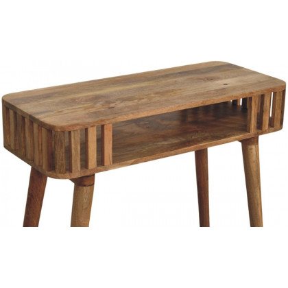 Artisan - Slatted Oak-Ish Console
