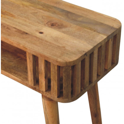 Artisan - Slatted Oak-Ish Console