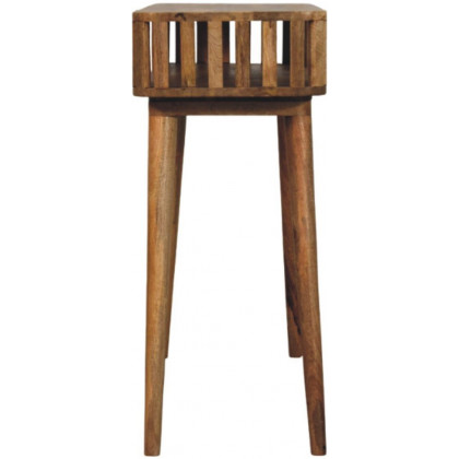 Artisan - Slatted Oak-Ish Console