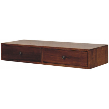 Artisan - Lunar 2 Drawer Chestnut Wall Mounted Console