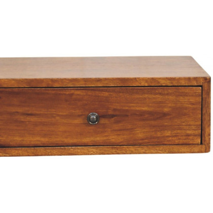 Artisan - Lunar 2 Drawer Chestnut Wall Mounted Console