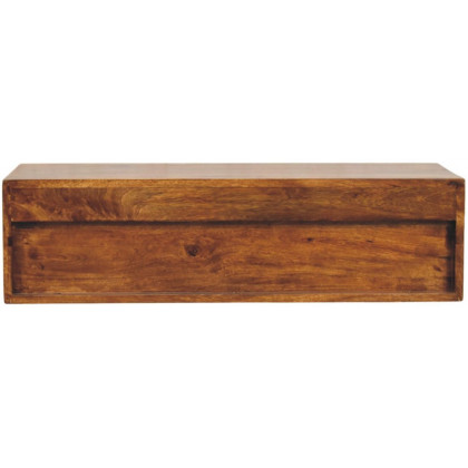 Artisan - Lunar 2 Drawer Chestnut Wall Mounted Media Unit