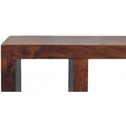 Artisan - Orion Curved Chestnut Media Unit