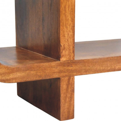 Artisan - Orion Curved Chestnut Media Unit