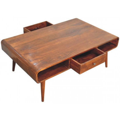 Artisan - Avora 2 Drawer Chestnut Coffee Table