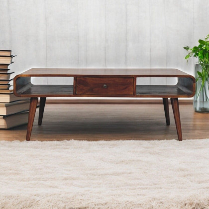Artisan - Avora 2 Drawer Chestnut Coffee Table
