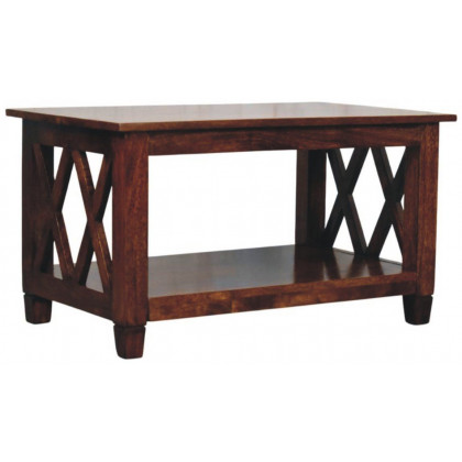 Artisan - Belmont X-Frame Chestnut Coffee Table
