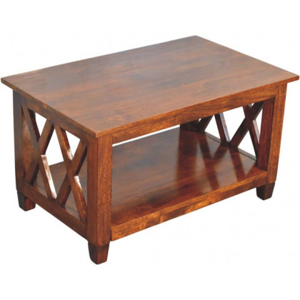 Artisan - Belmont X-Frame Chestnut Coffee Table