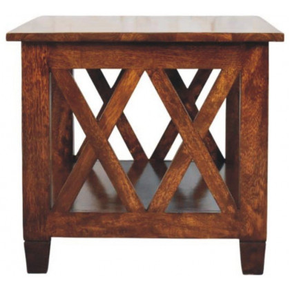 Artisan - Belmont X-Frame Chestnut Coffee Table