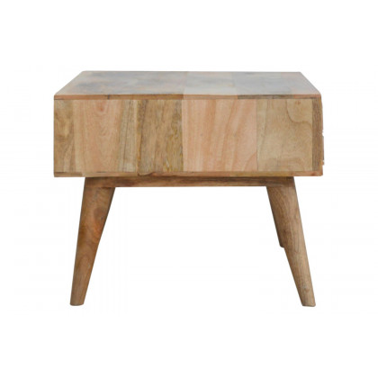 Artisan - Carved Coffee Table in Sleek White