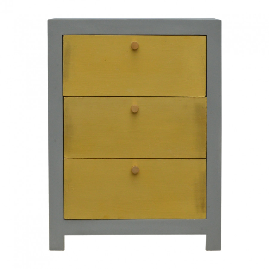 Artisan - Cement Nightstand in Gold
