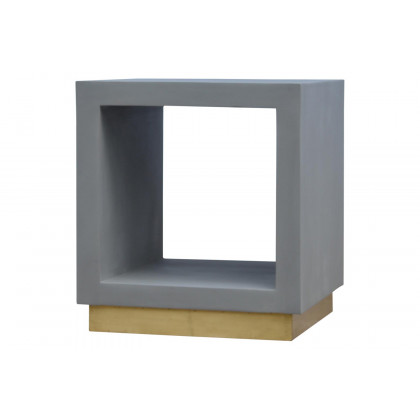 Artisan - Cement Cube Open Bedside