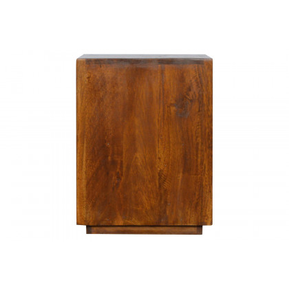 Artisan - Bedside with Gold Bar in Chestnut