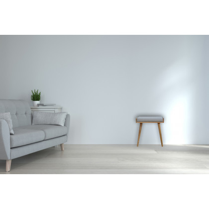 Artisan Tray Style Footstool - Gray Tweed