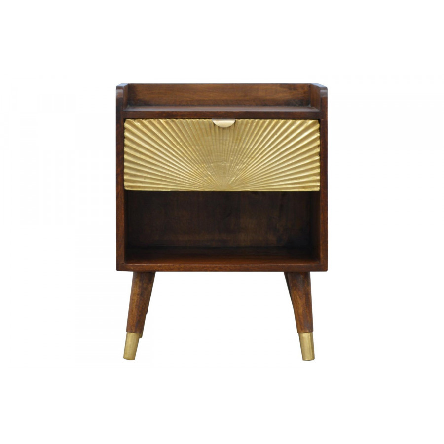 Artisan Manila Gold Bedside - 1 Drawer