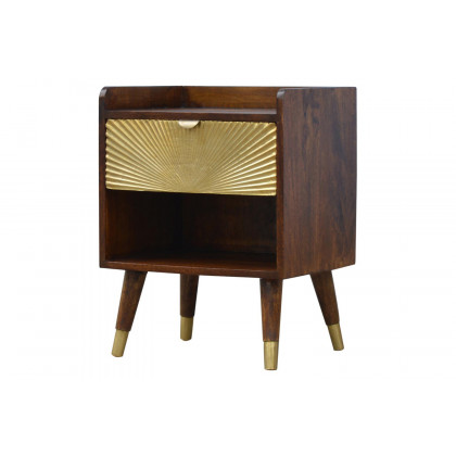 Artisan Manila Gold Bedside - 1 Drawer
